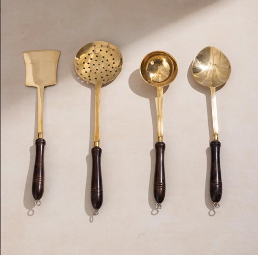 Brass Kitchen Utensils